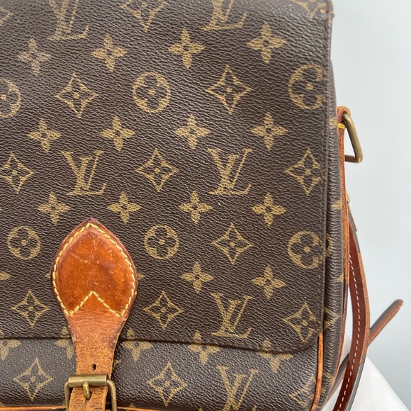 Louis Vuitton LV Shoulder Bag Cartouchiere GM Brown Monogram - Picture 2 of 16
